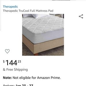 Therapedic Trucool Luxury Mattress Pad
